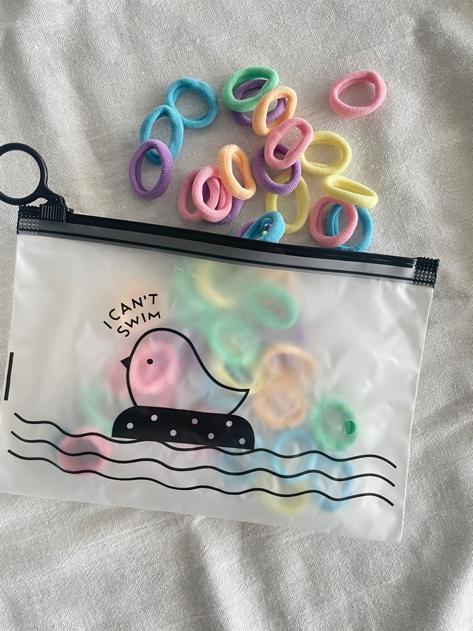 Lastik Toka Seti Pastel Renkli