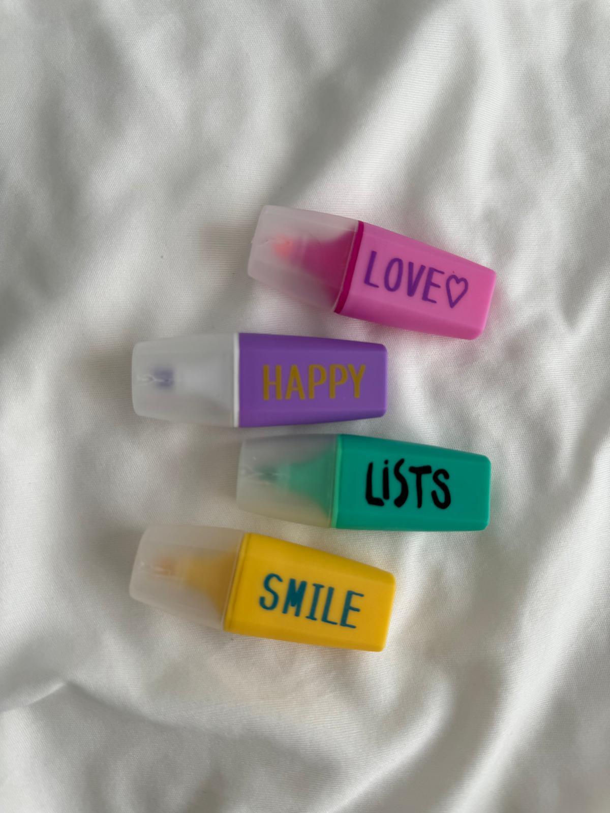 Love Happy 4lü İşaretleme Kalemi 