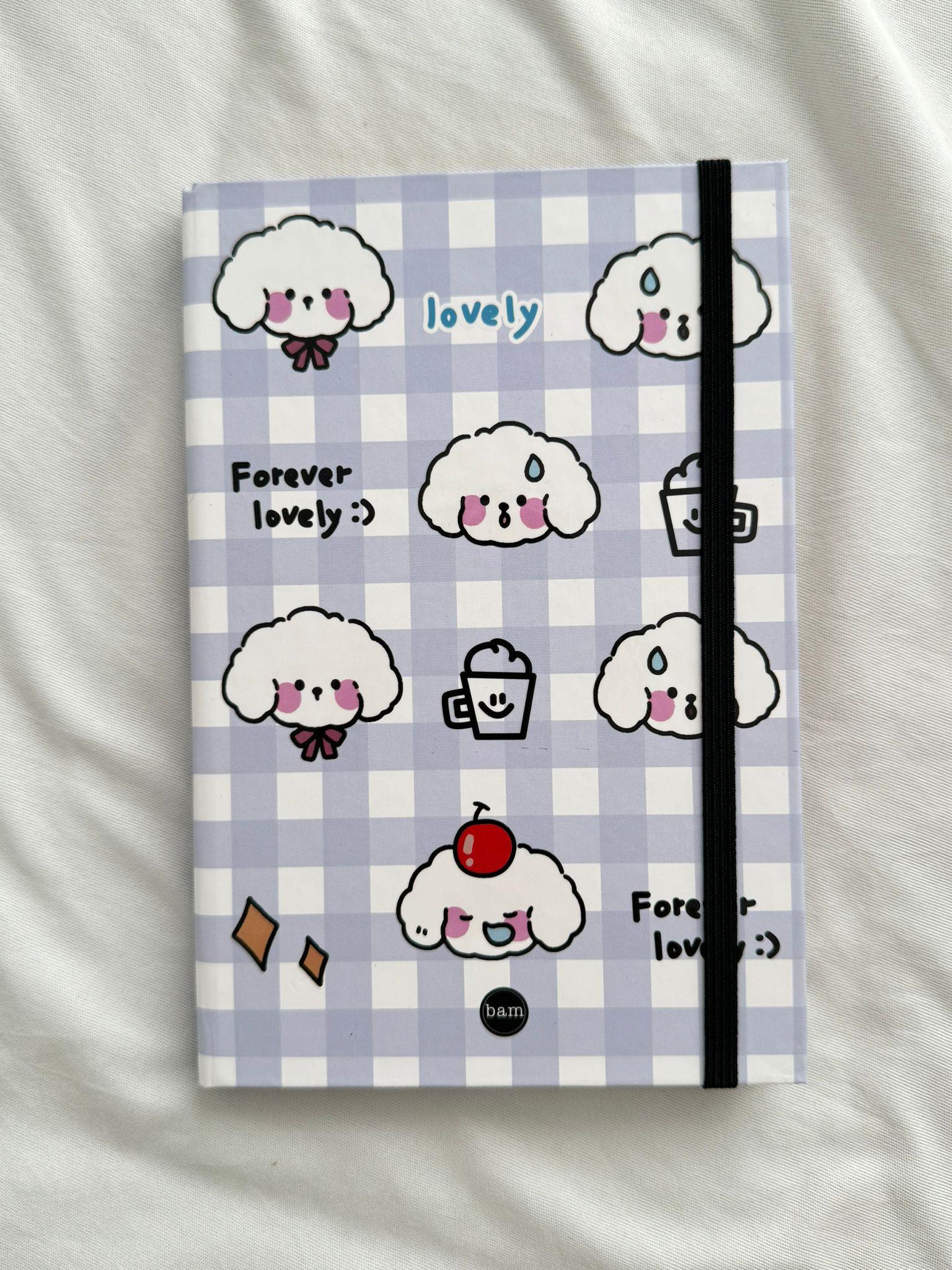Lovely Forever Lastikli Sert Kapak Defter