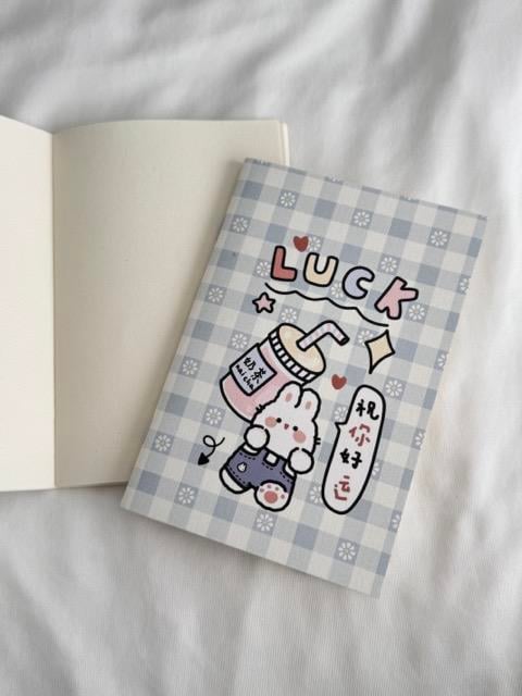 Luck Bunny Mini Çizgisiz Defter