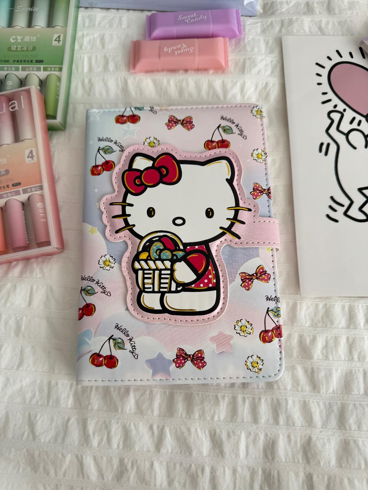 Magnetic Kapaklı Puffy Kitty Book Defter - Gift