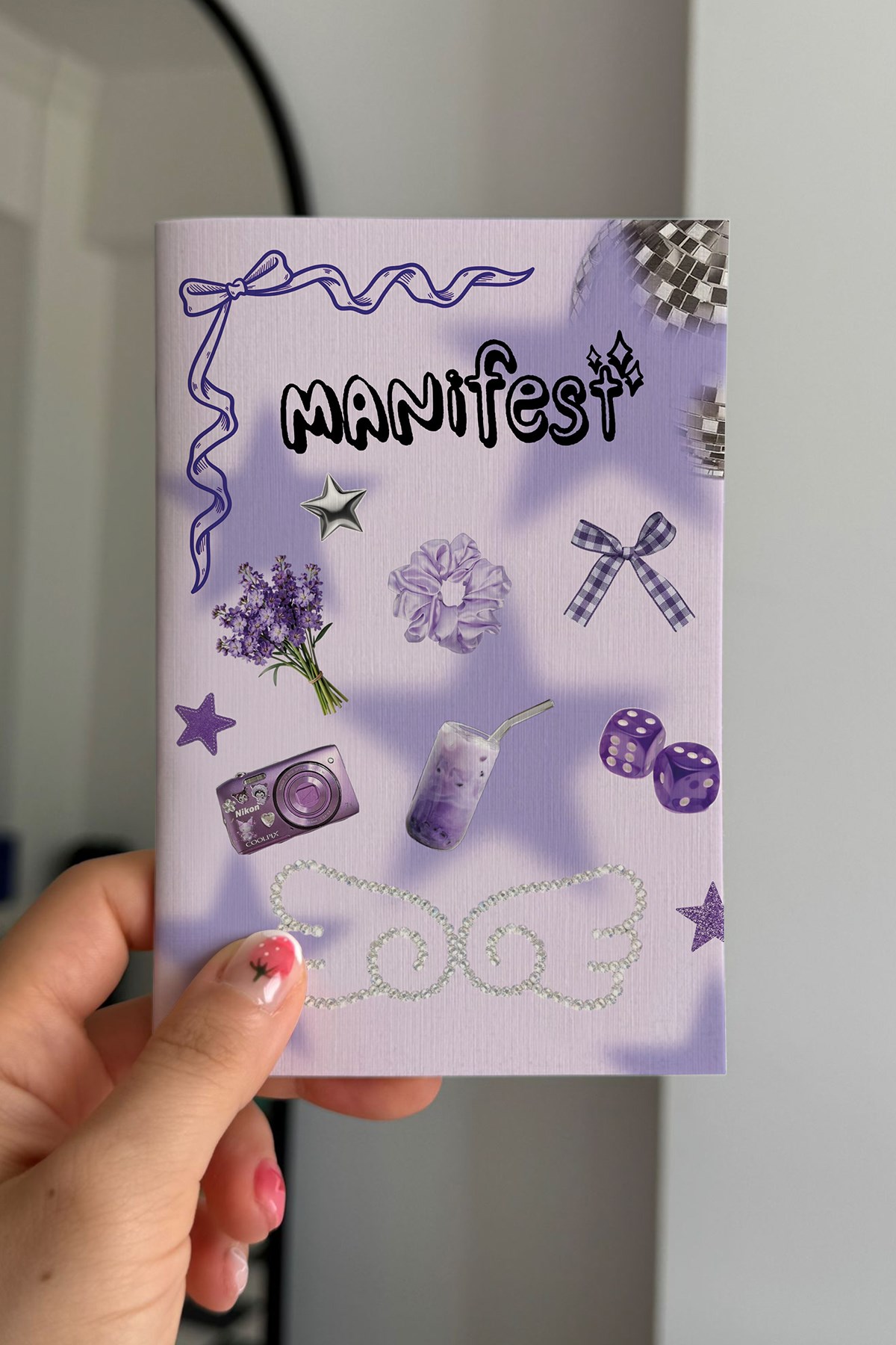 Manifest Mor Mini Çizgisiz Defter