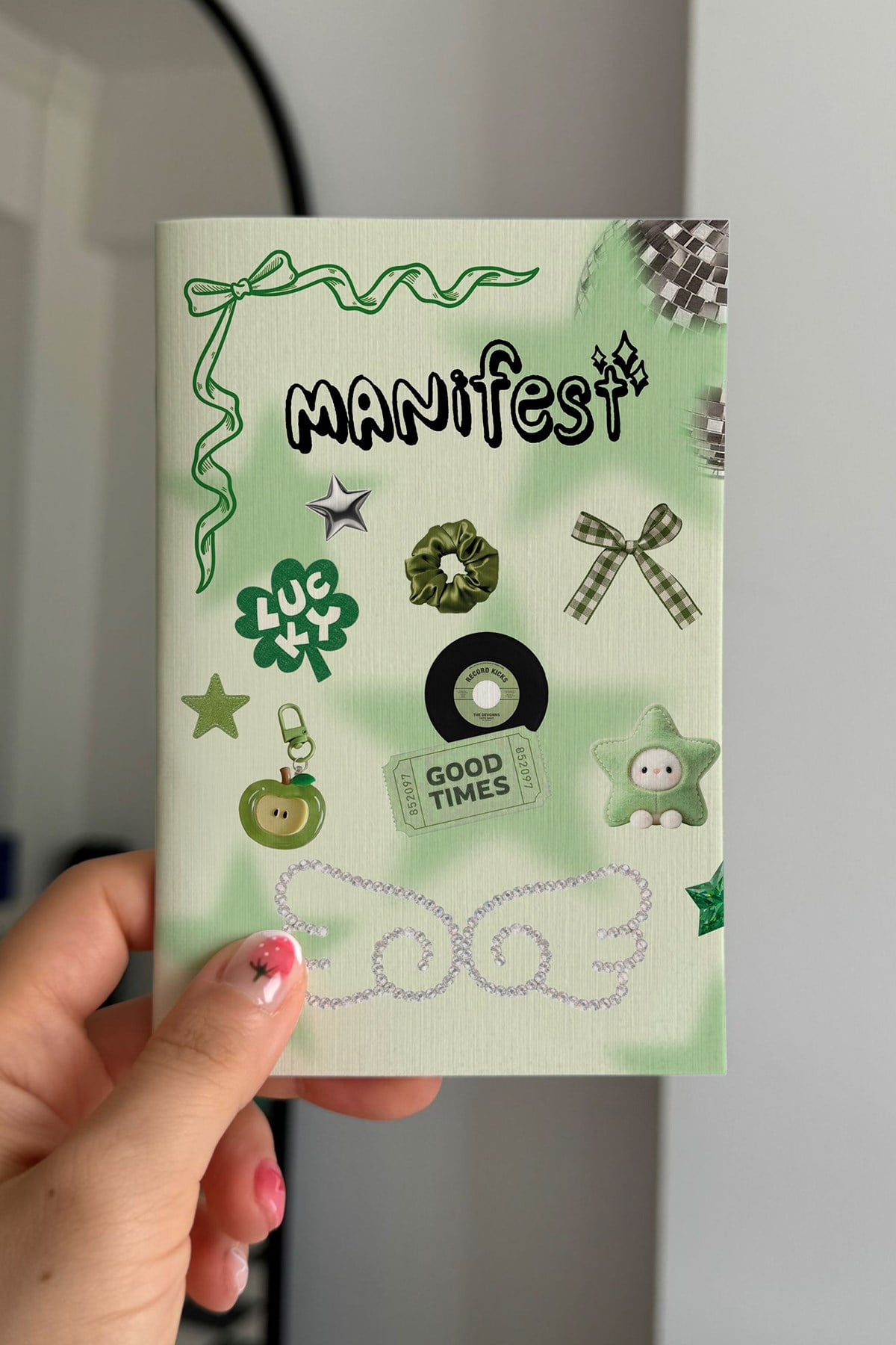 Manifest Yeşil Mini Çizgisiz Defter