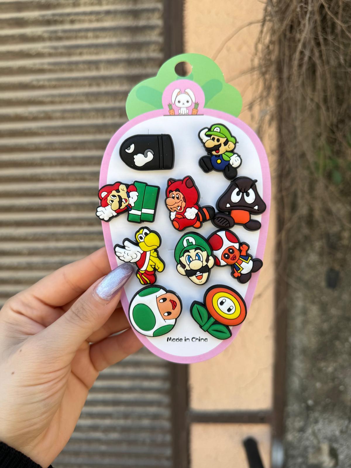 Mario 10lu Crocs Terlik Süsü 