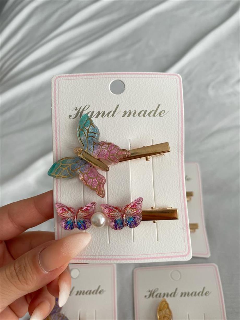 Mavi 2li Kelebek Pens Toka