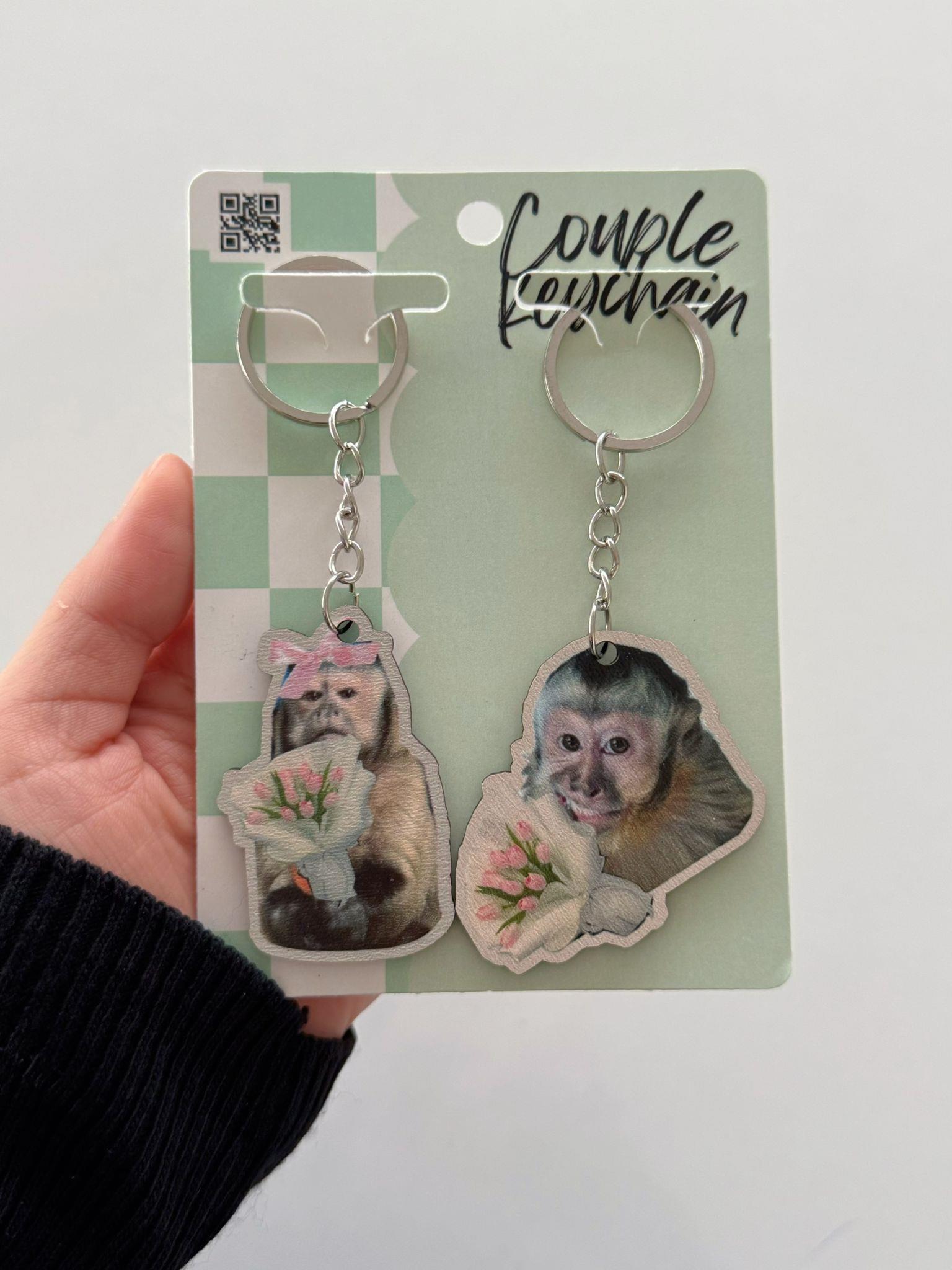 Maymun 2li Anahtarlık