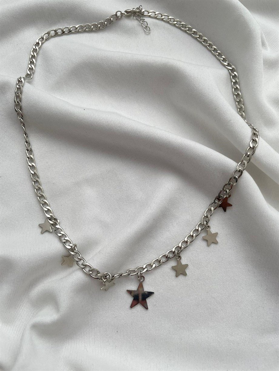 Minimal Yıldız Gümüş Kolye