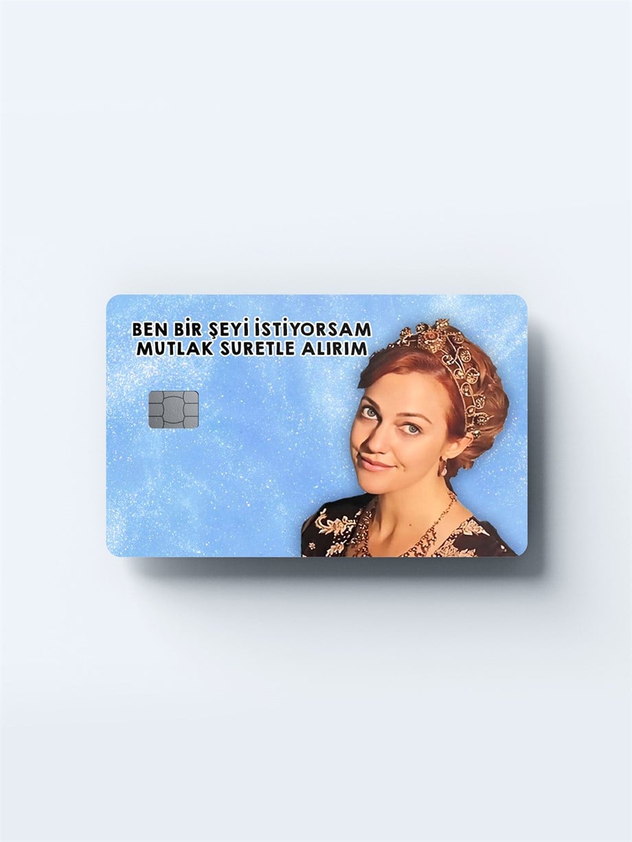 Muhteşem Yüzyıl Hürrem Kart Kaplama Sticker