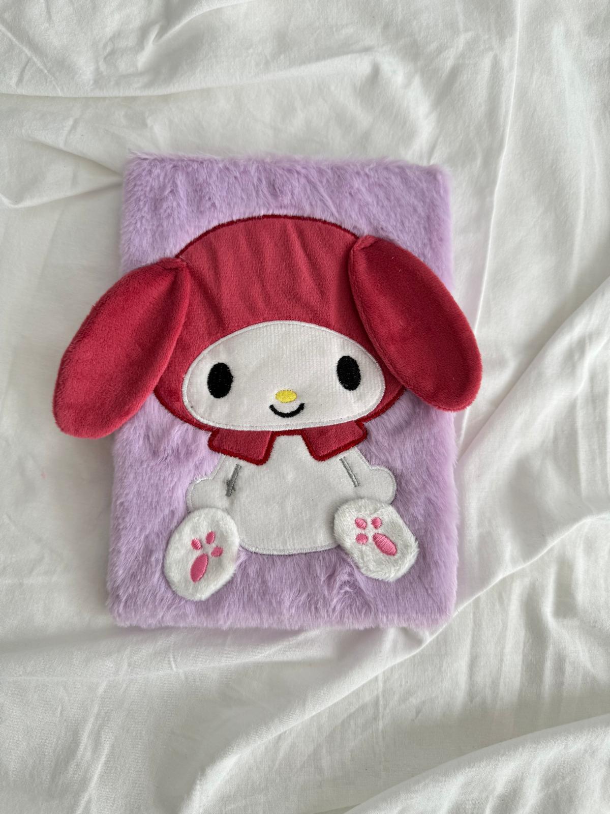 My Melody Peluş Çizgili Defter