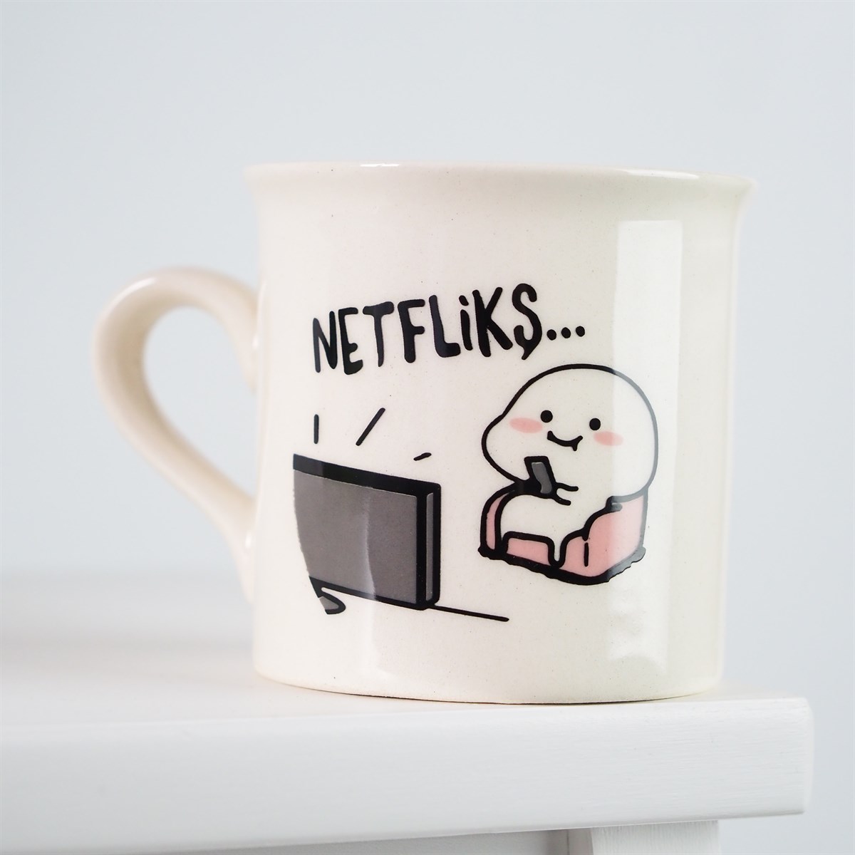 Netflkşh Seramik Kupa