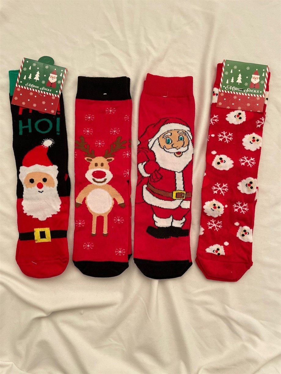 Noel Kırmızı Çorap Seçenekleri