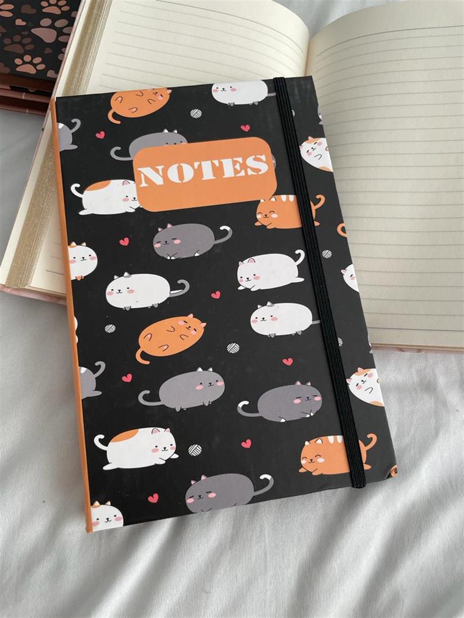 Notes Kedi Lastikli Ajanda