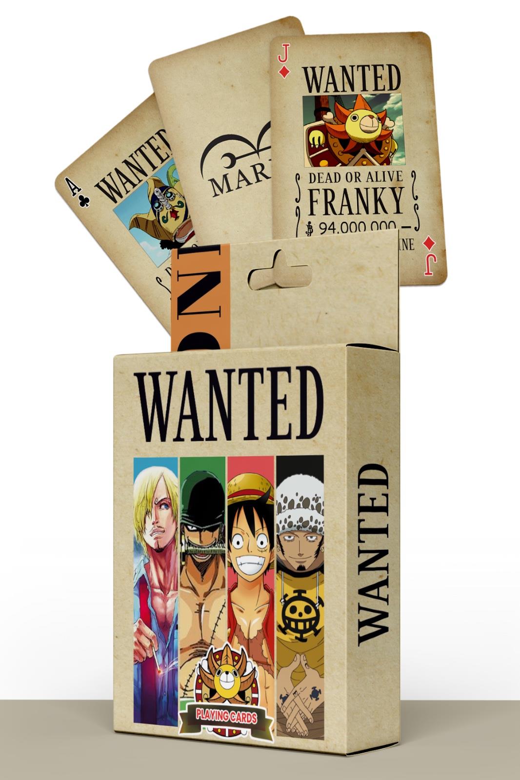 One Piece Wanted Iskambil Poker Kartı