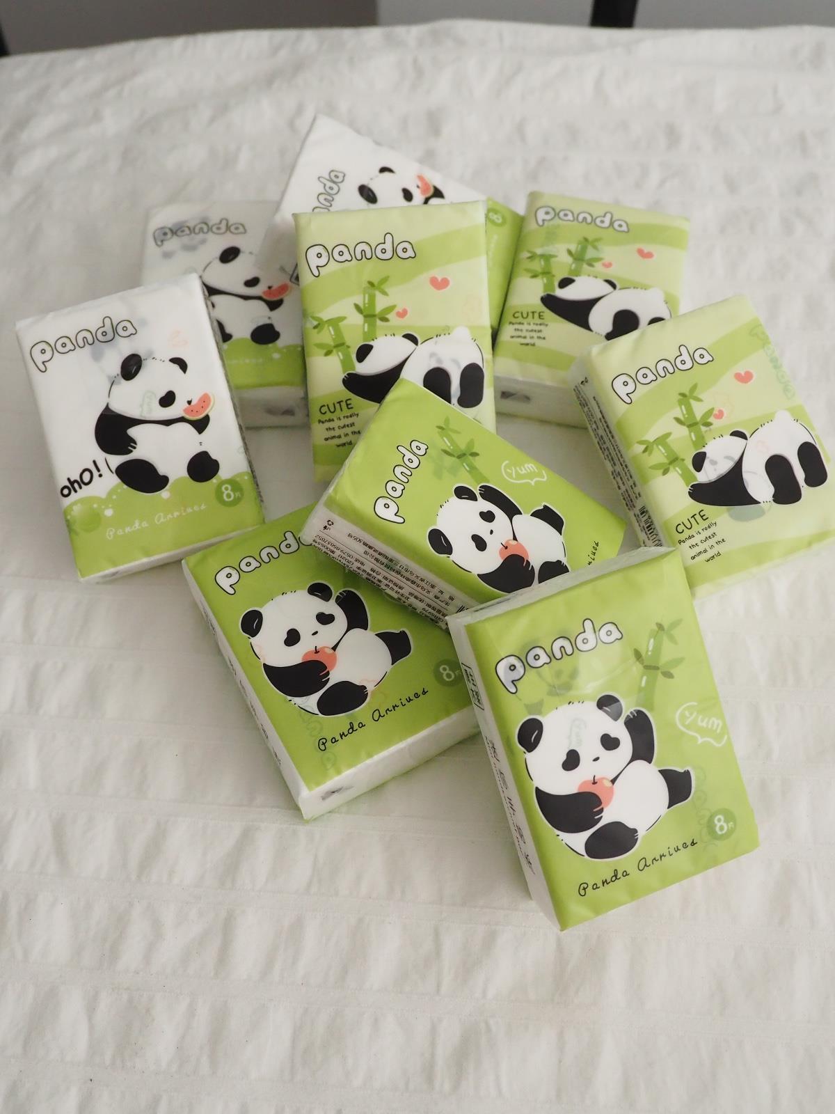 Panda Desenli Peçete 9lu paket