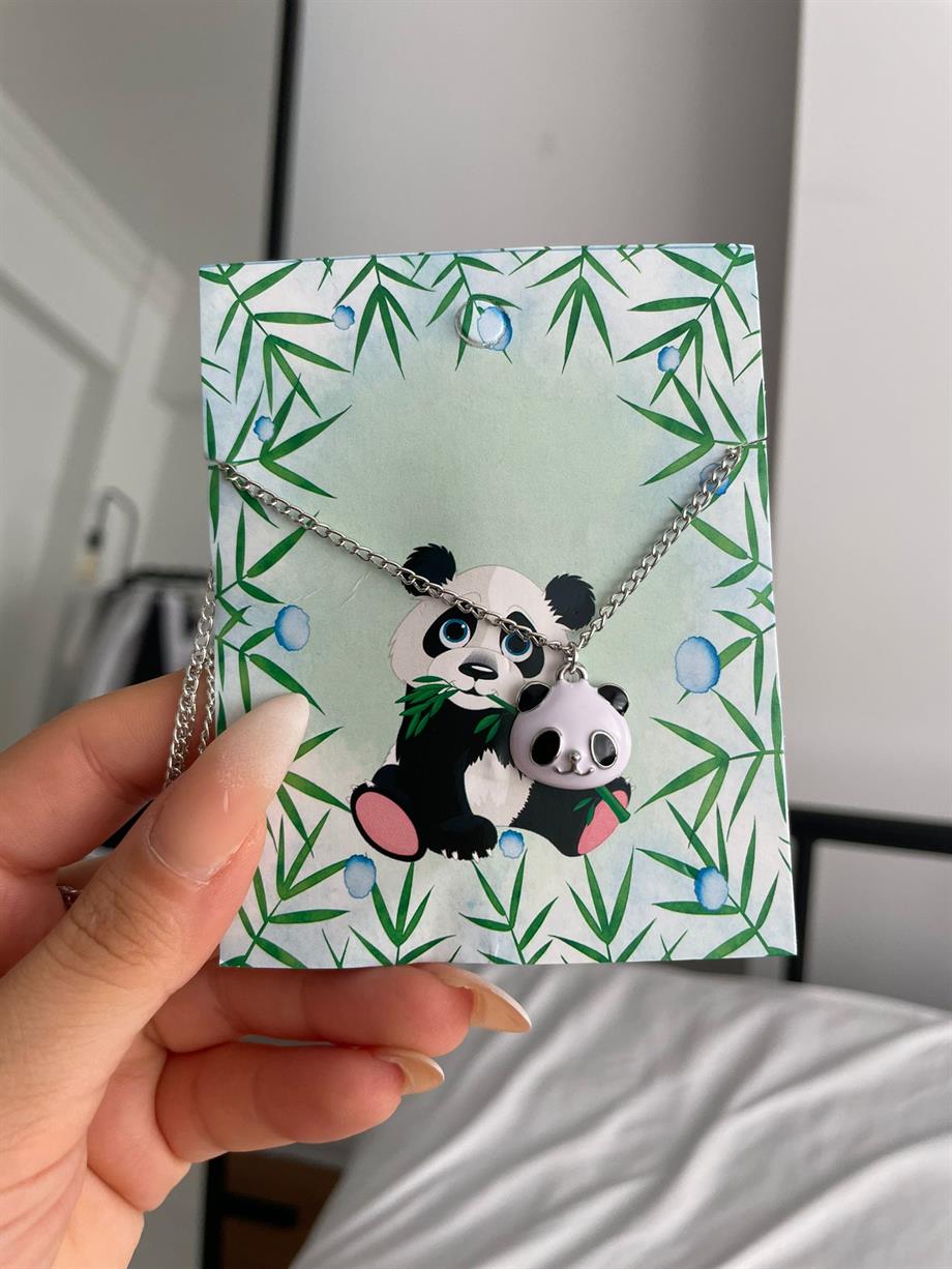 Panda Face Kolye