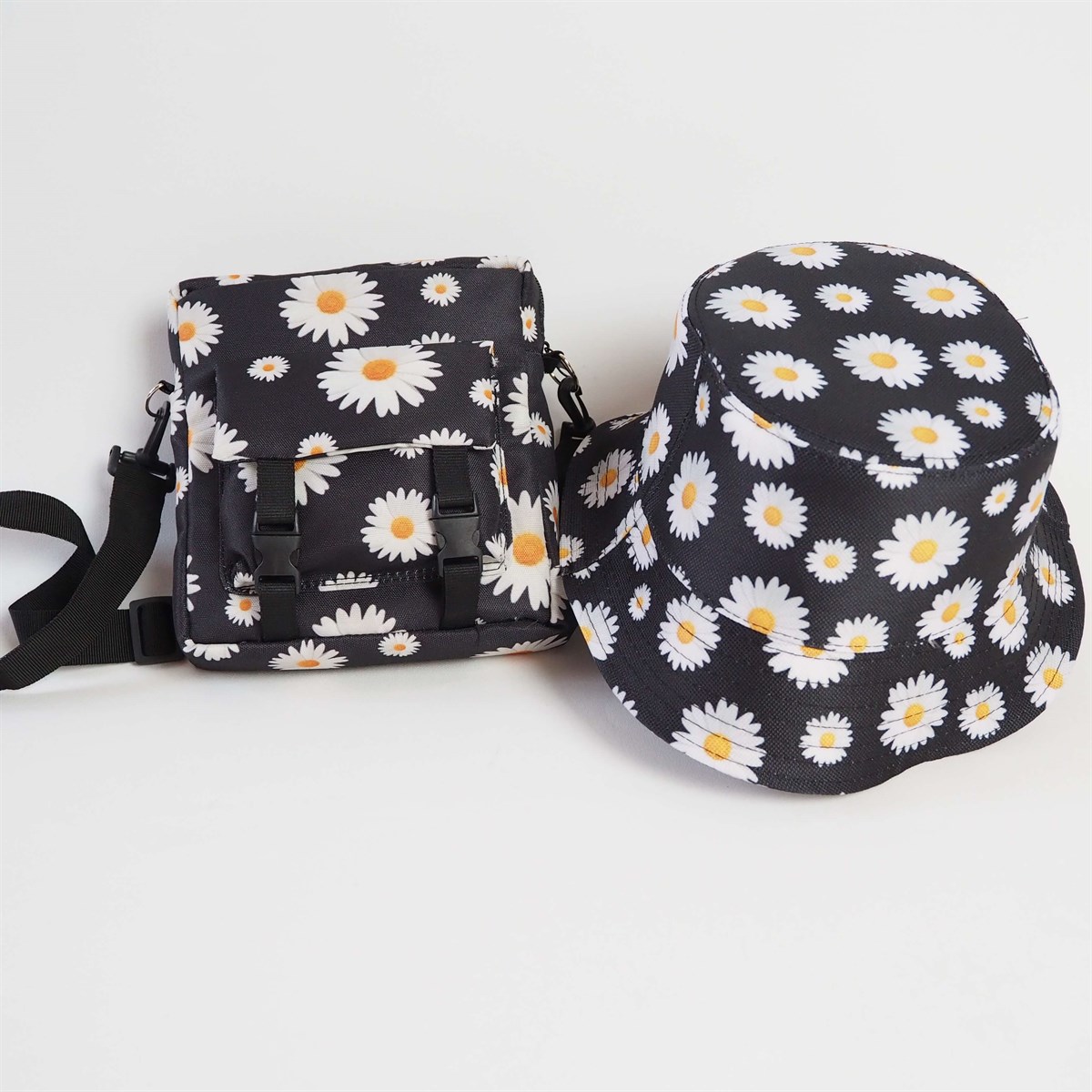 Papatya Bucket-Crossbody Set