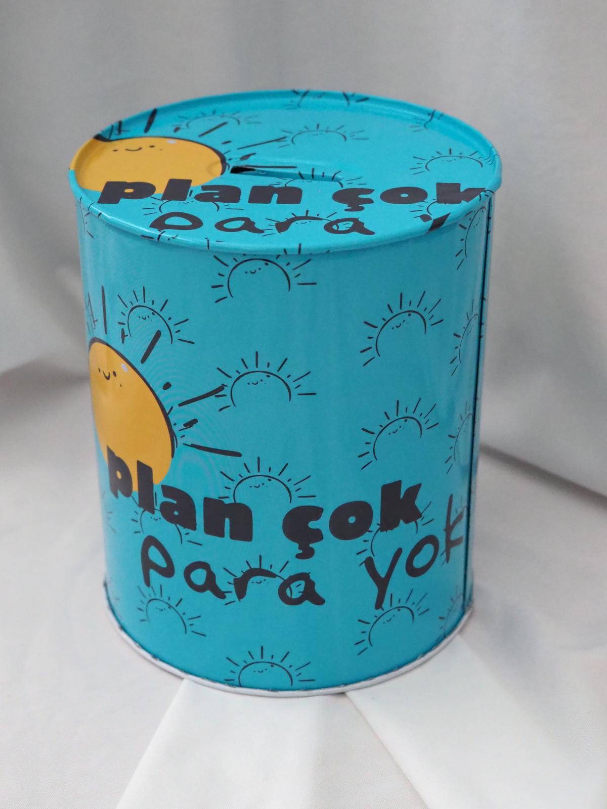 Para Yok Büyük Boy Teneke Kumbara