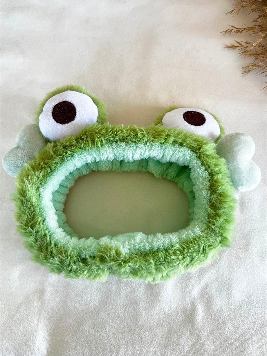 Peluş Kurbağa Saç Bandı