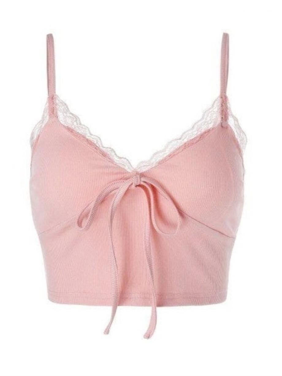 Pink Coquette Crop