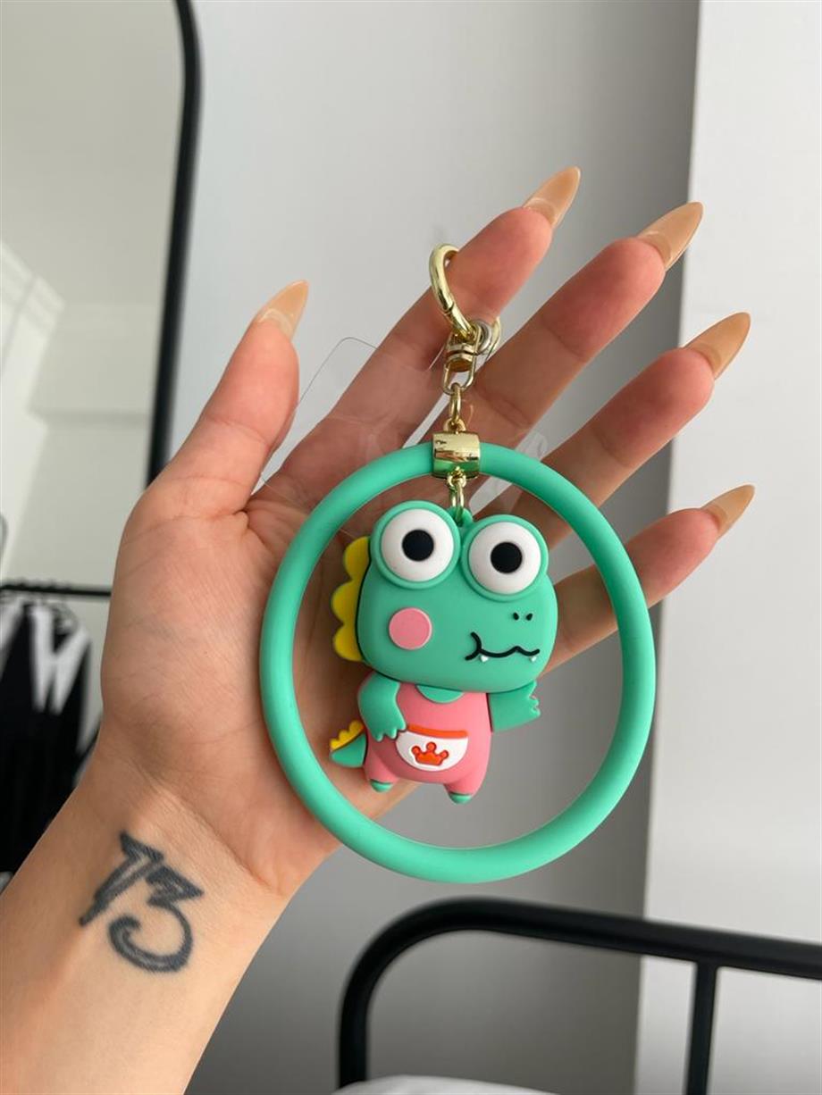 Pink Dinozor Telefon Taşıma Halkası