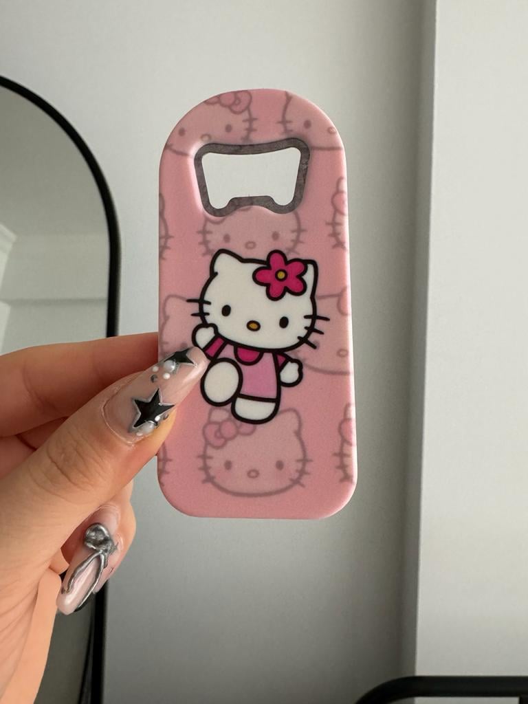 Pink Kitty Magnetli Kapak Açacağı