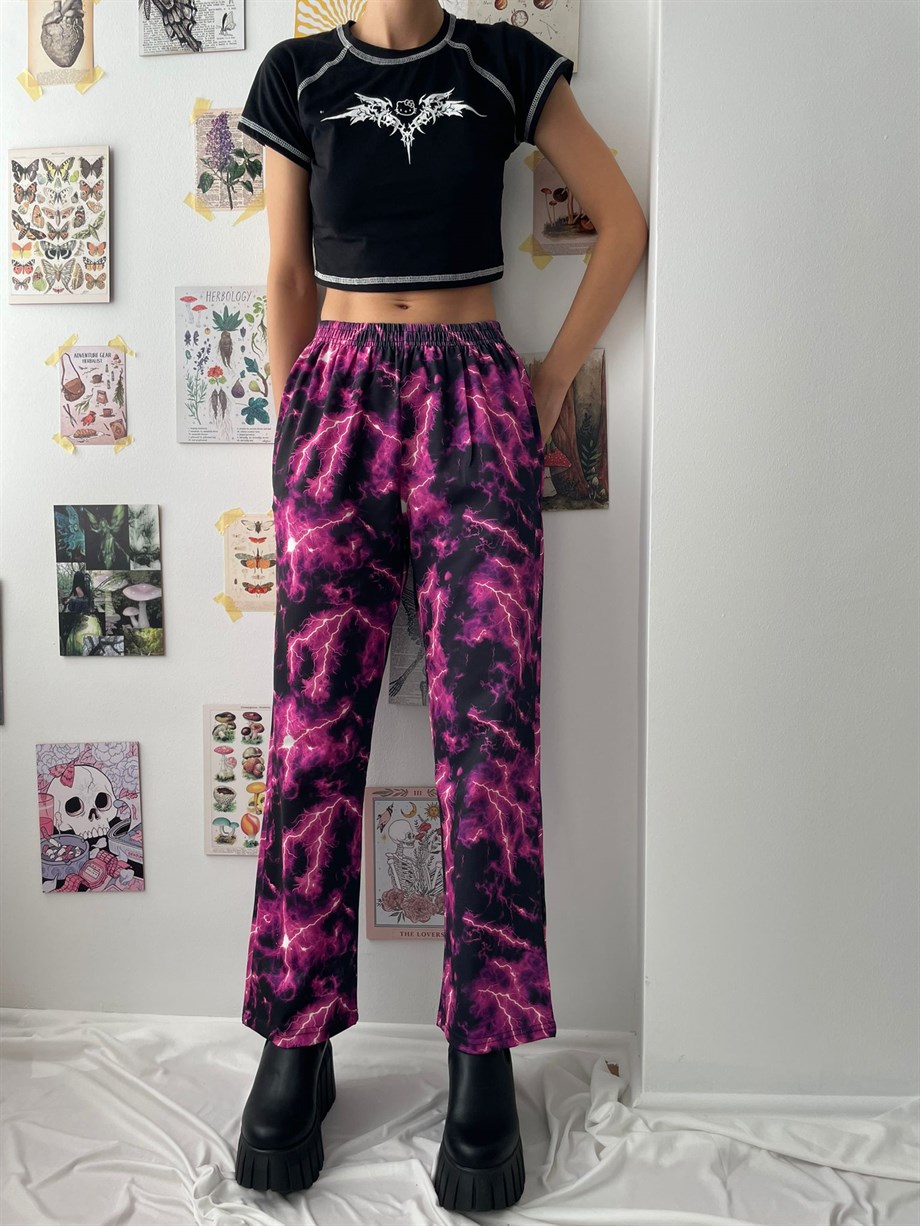 Pink Lightning Unisex Eşofman