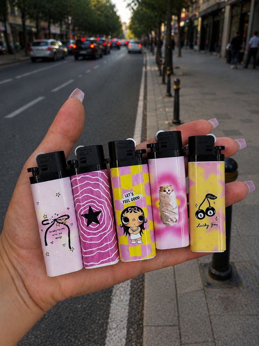 Pink Vibe Çakmak 5li Paket