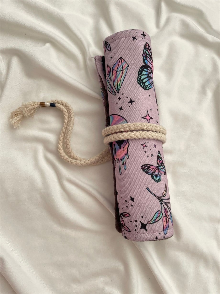 Pink Witch Vibes Baskılı Rulo Kalemlik