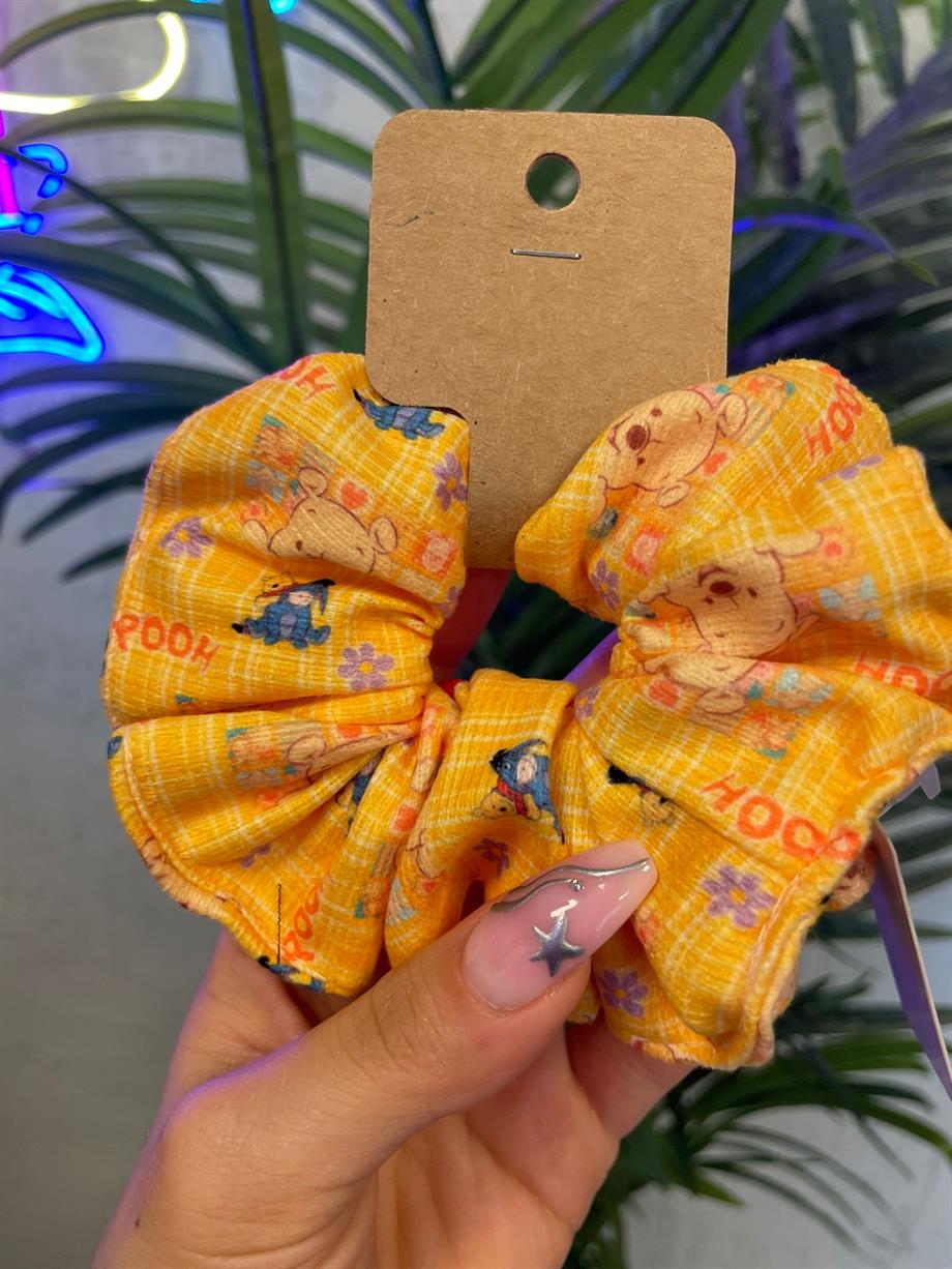 Pooh Scrunchie Lastik Toka