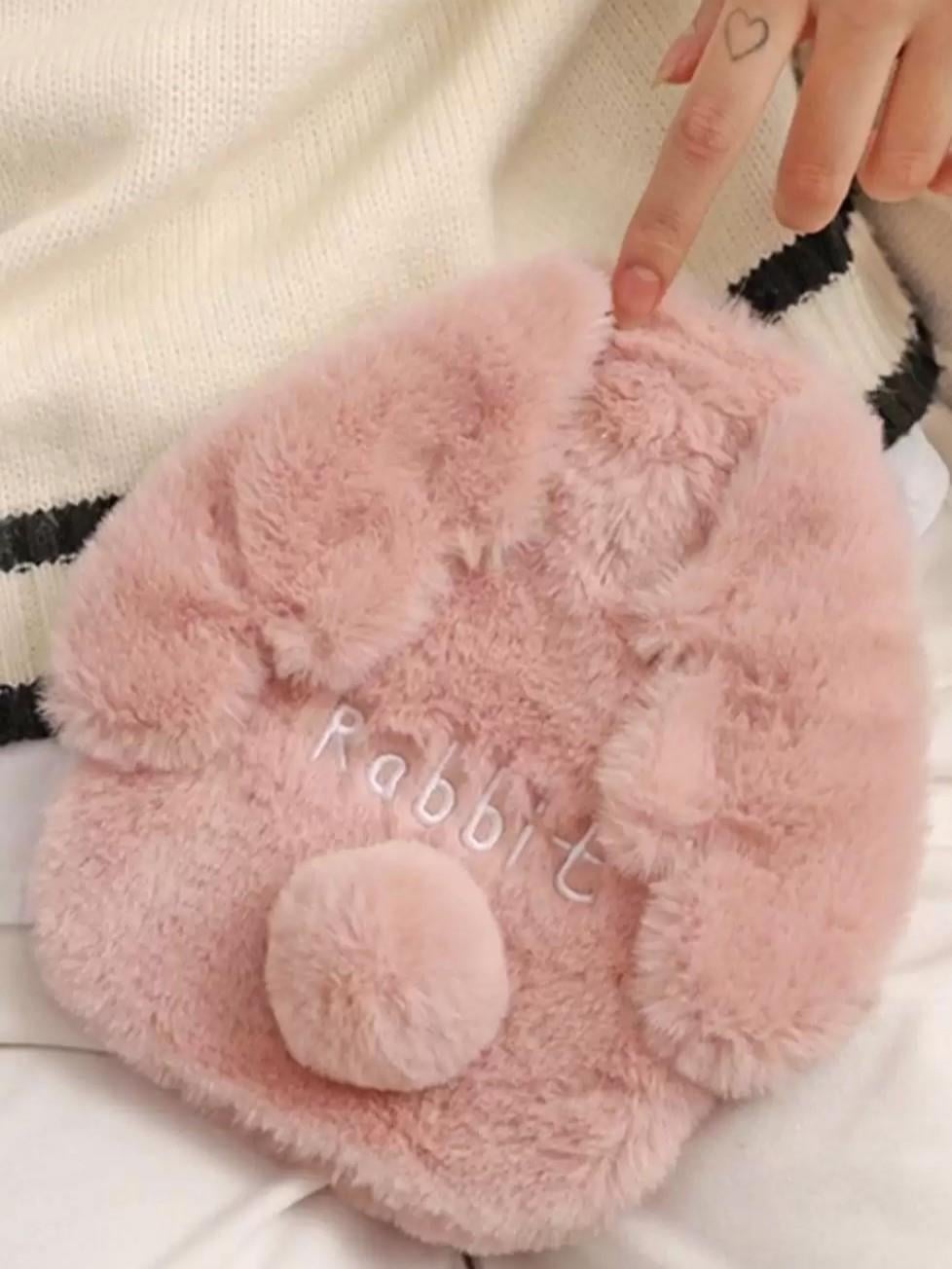 Pudra Rabbit Peluş Sıcak Su Torbası