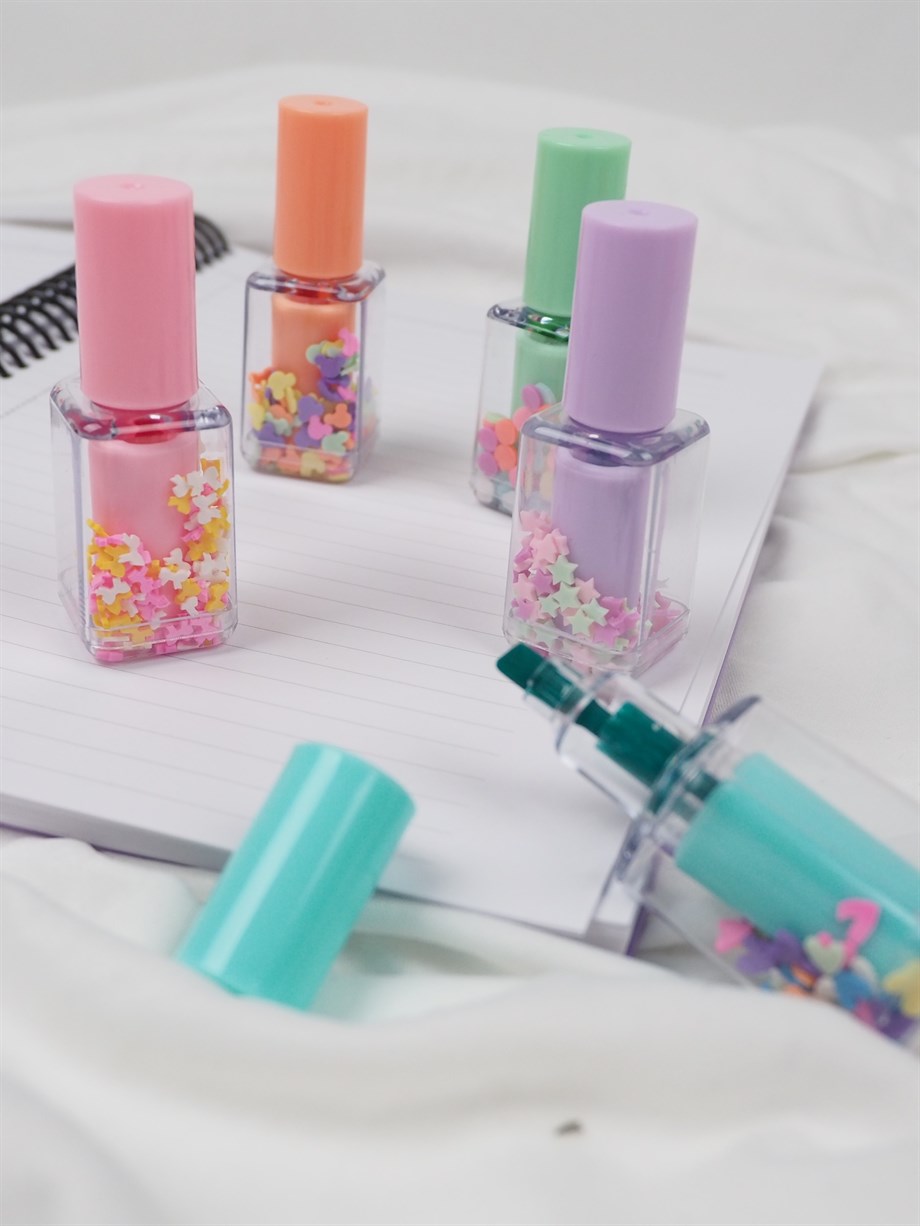 Pullu Oje Fosforlu Kalem Seti