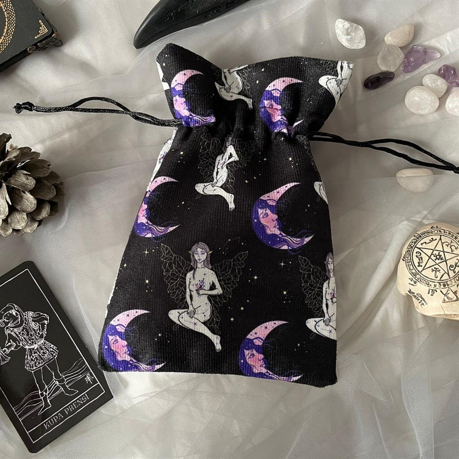 REGIN Fairy Moon Tarot & Rune & Kristal  Kesesi 