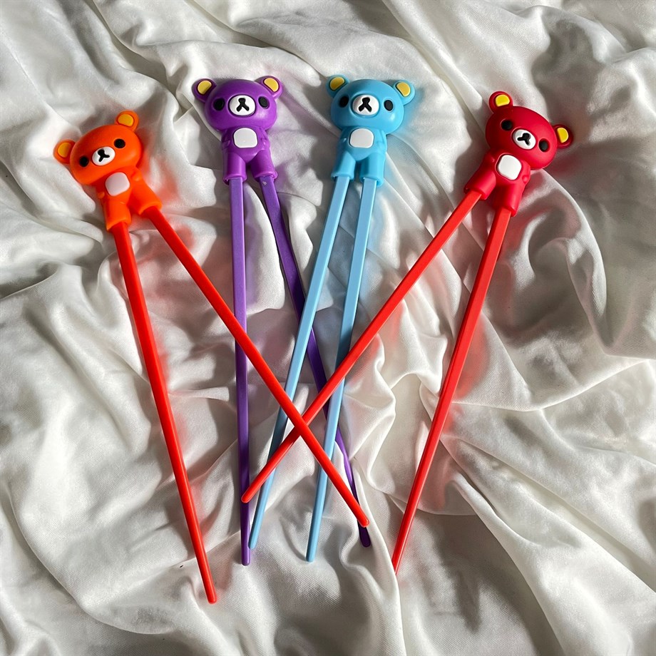 Renkli Chopstick Ve Chopstick Öğrenme Aparatı