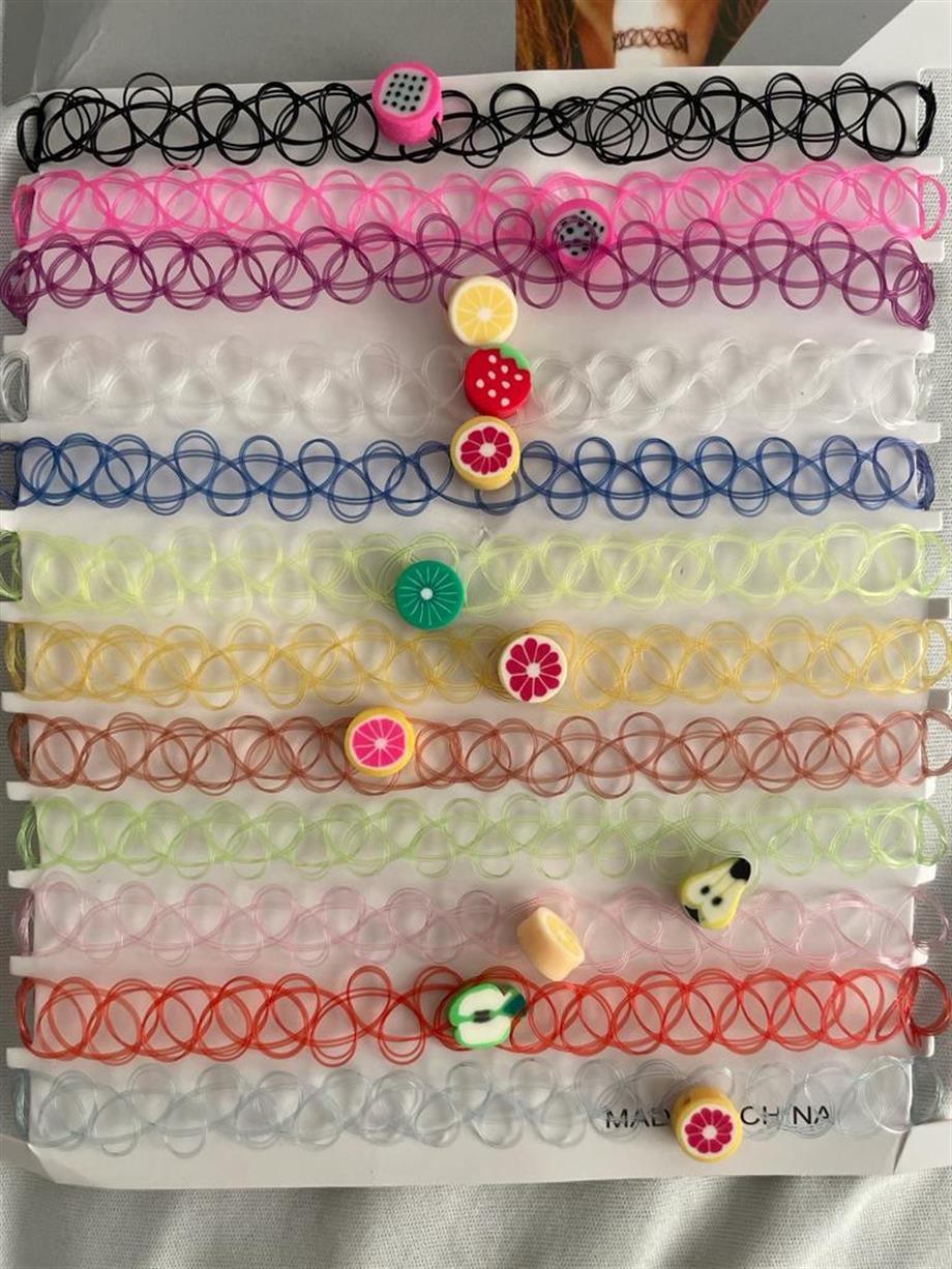 Renkli Tattoo Chocker Seçenekleri 