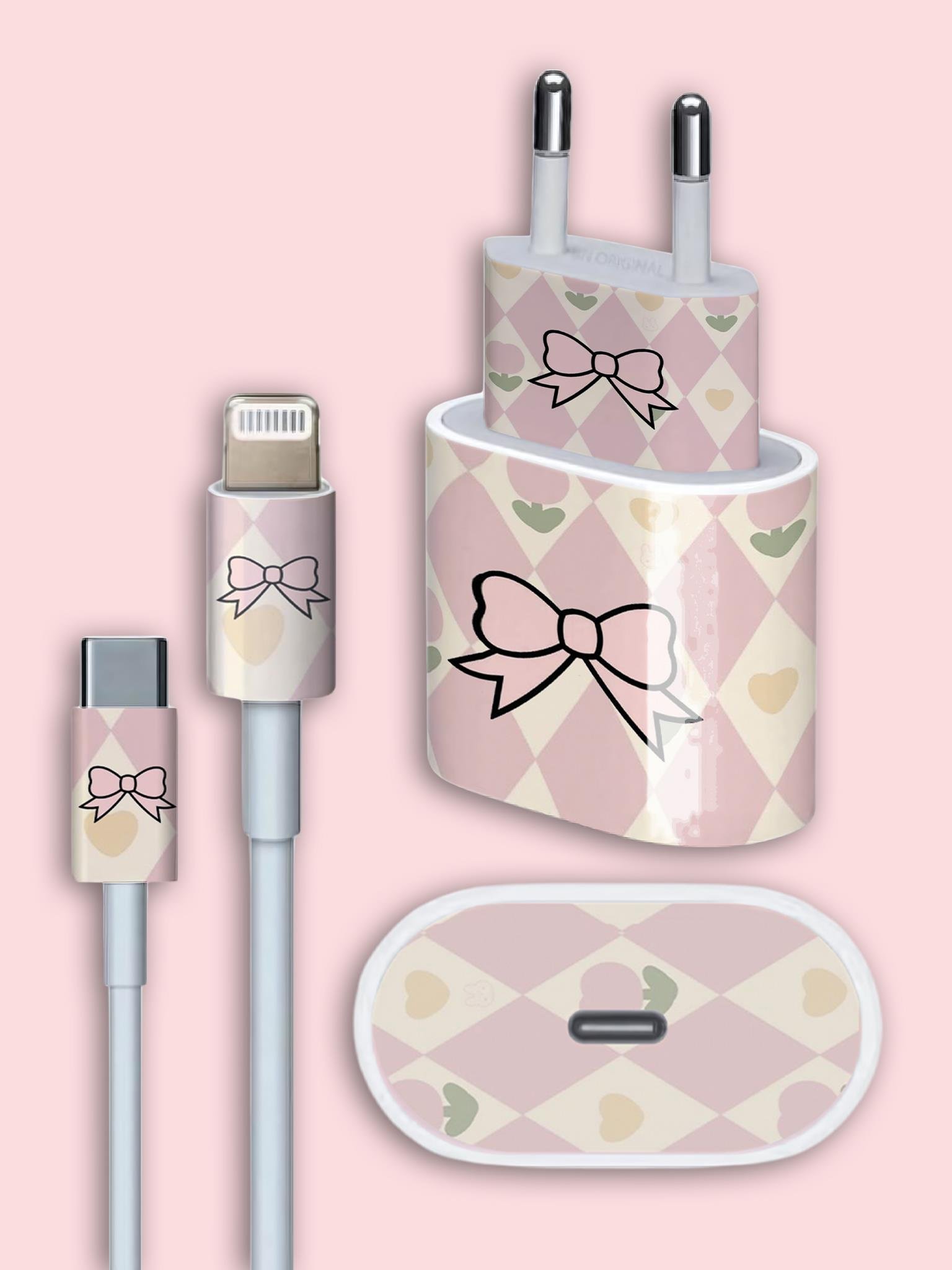 Ribbon Şarj Adaptör Sticker Seti