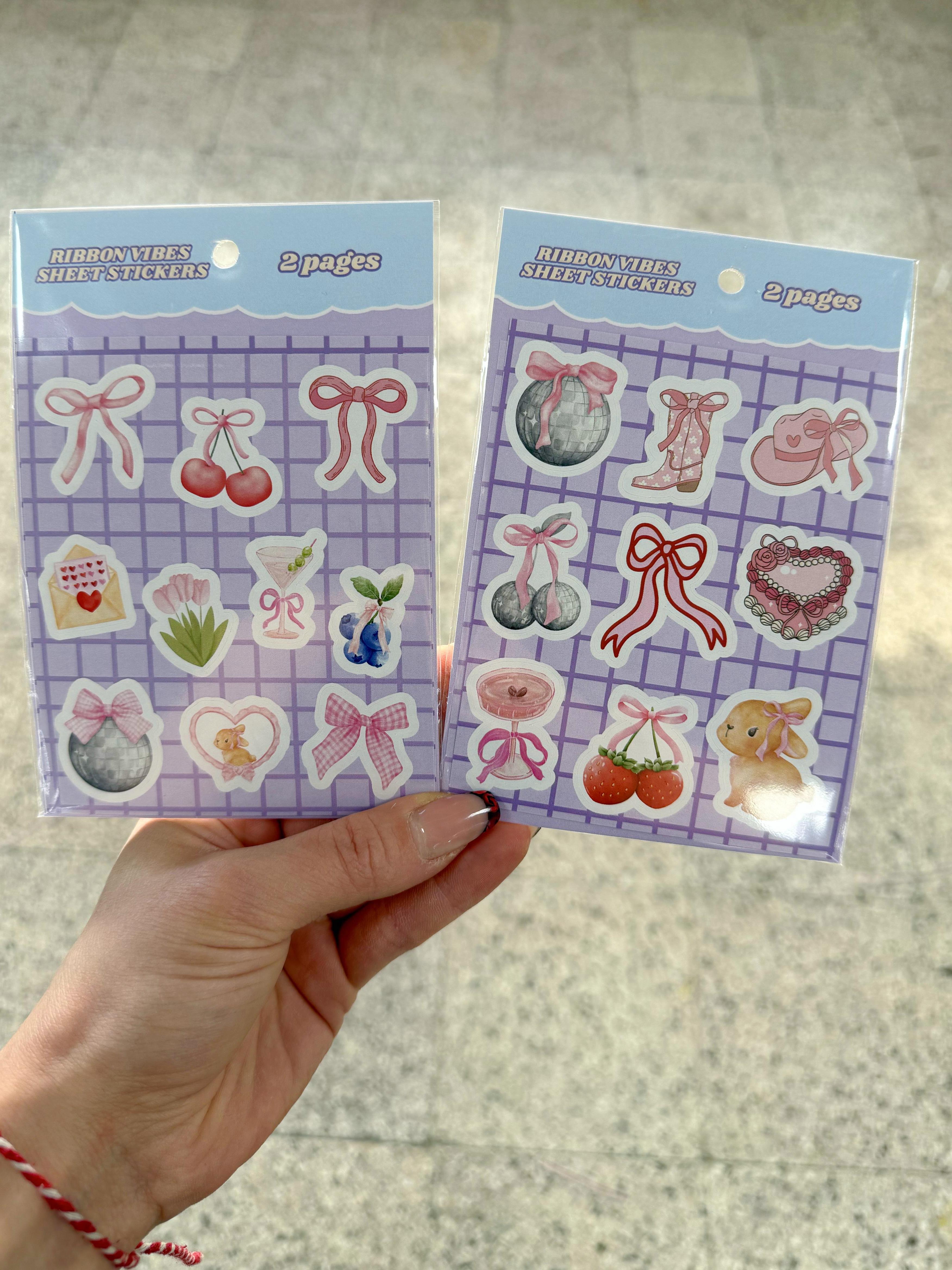 Ribbon Vibe 2li Sayfa Sticker