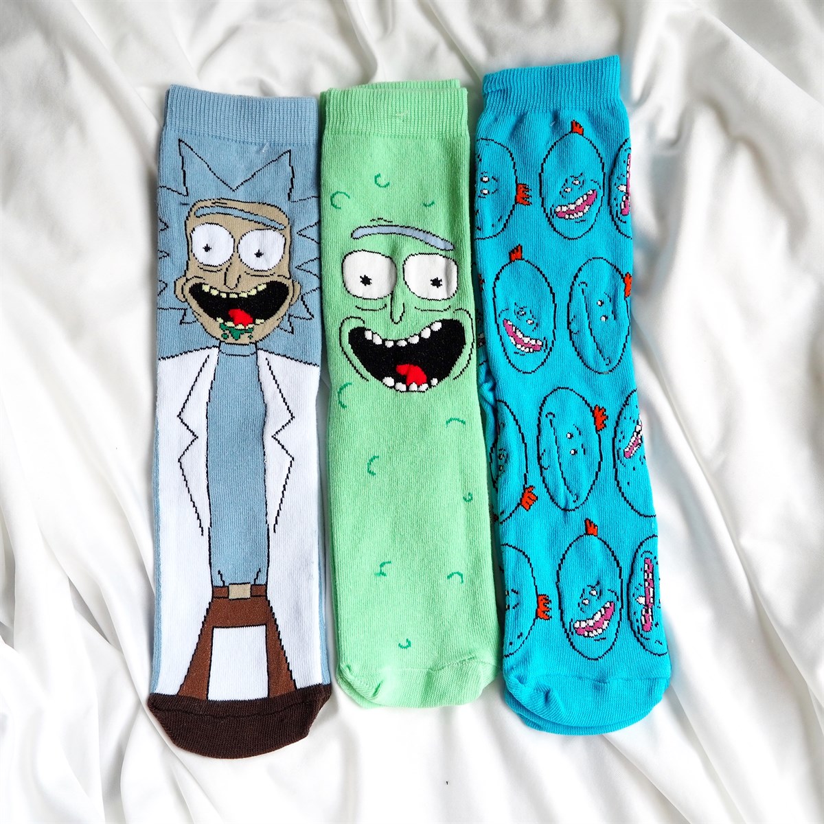 Rick and Morty Çorap Set 3'lü