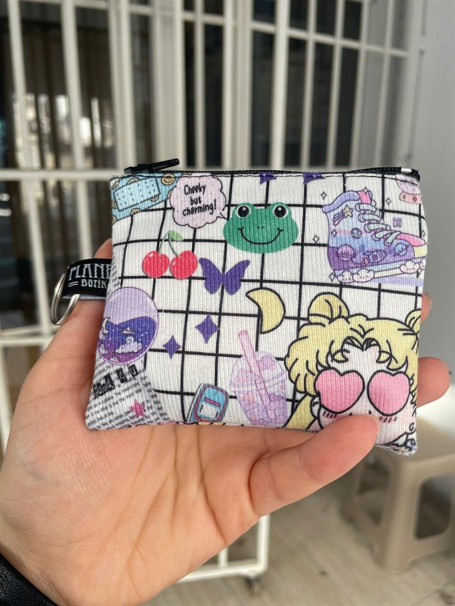 Sailor Moon Aesthetic Collage Bozuk Para Cüzdanı