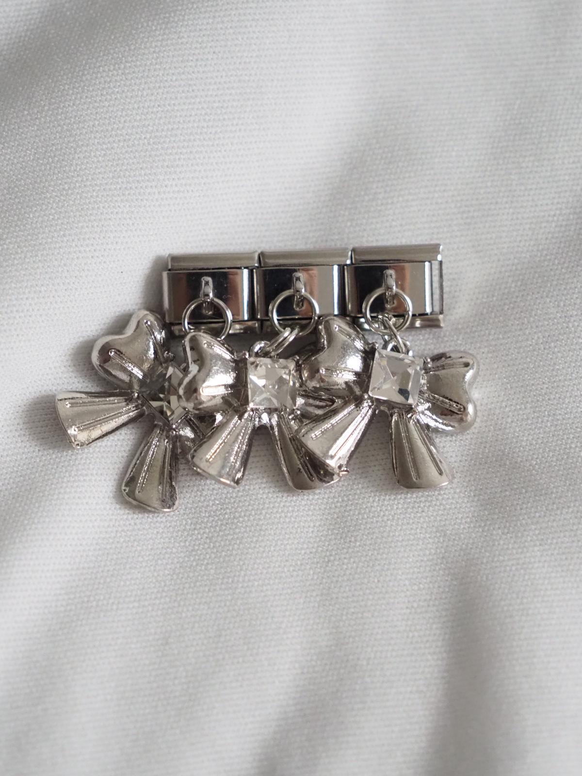 Sallantılı Kurdele İtalyan Charm