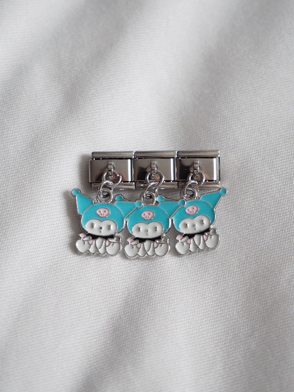 Sallantılı Kuromi Mavi İtalyan Charm