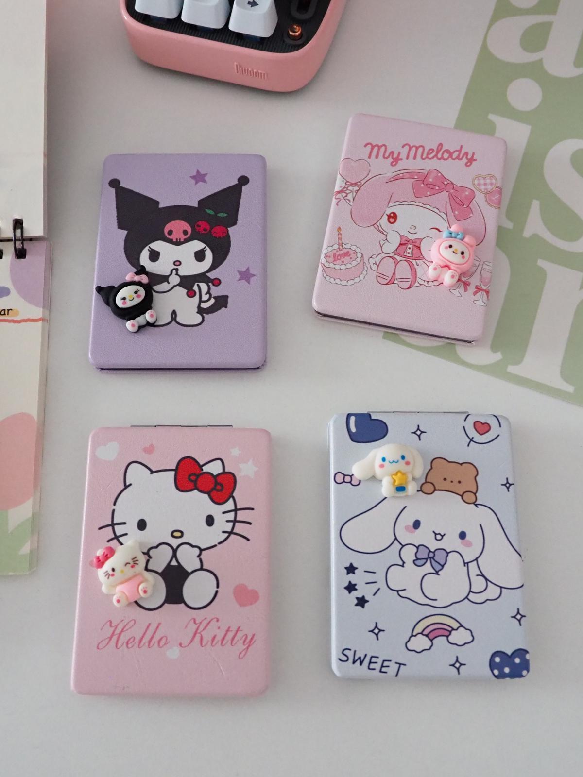 Sanrio Karakterli Cep Aynası Renk Seçenekleri