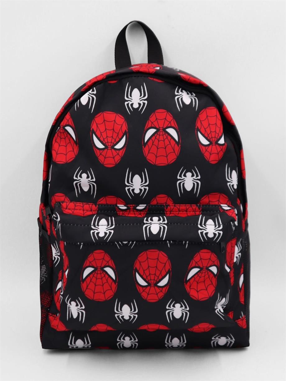 Siyah Örümcek Spiderman Sırt Çantası