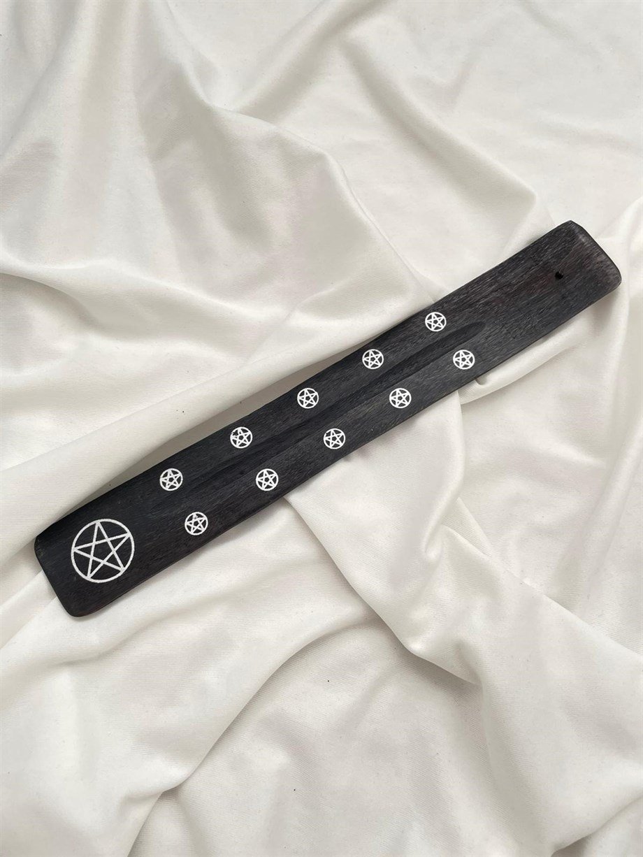 Siyah Pentagram Kayık Tütsülük