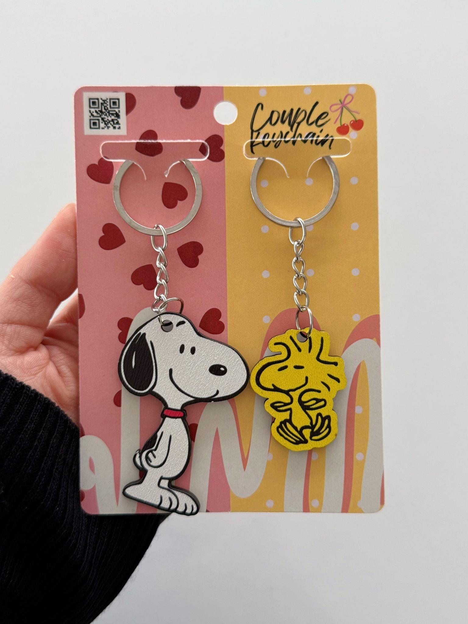 Snoop and Woodstock 2li Anahtarlık