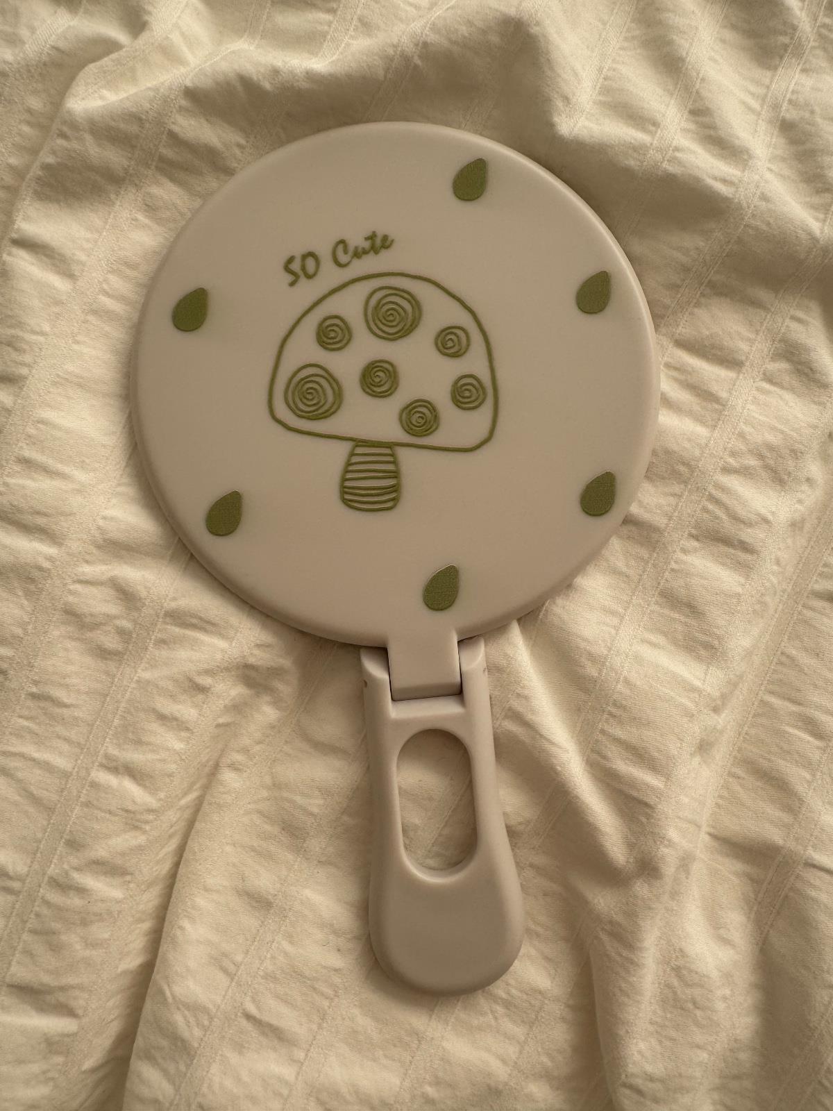 So Cute Pati Detaylı El ve Masa Aynası Büyük Boy