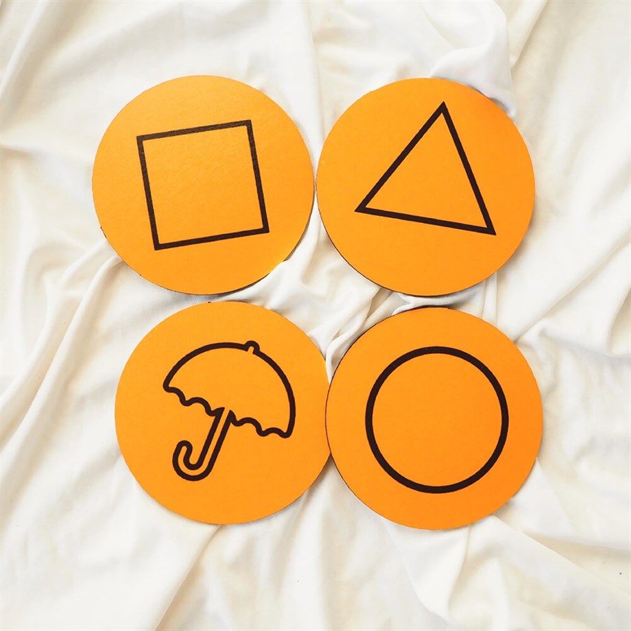 Squid Game Bardak Altlığı Seti 4'lü