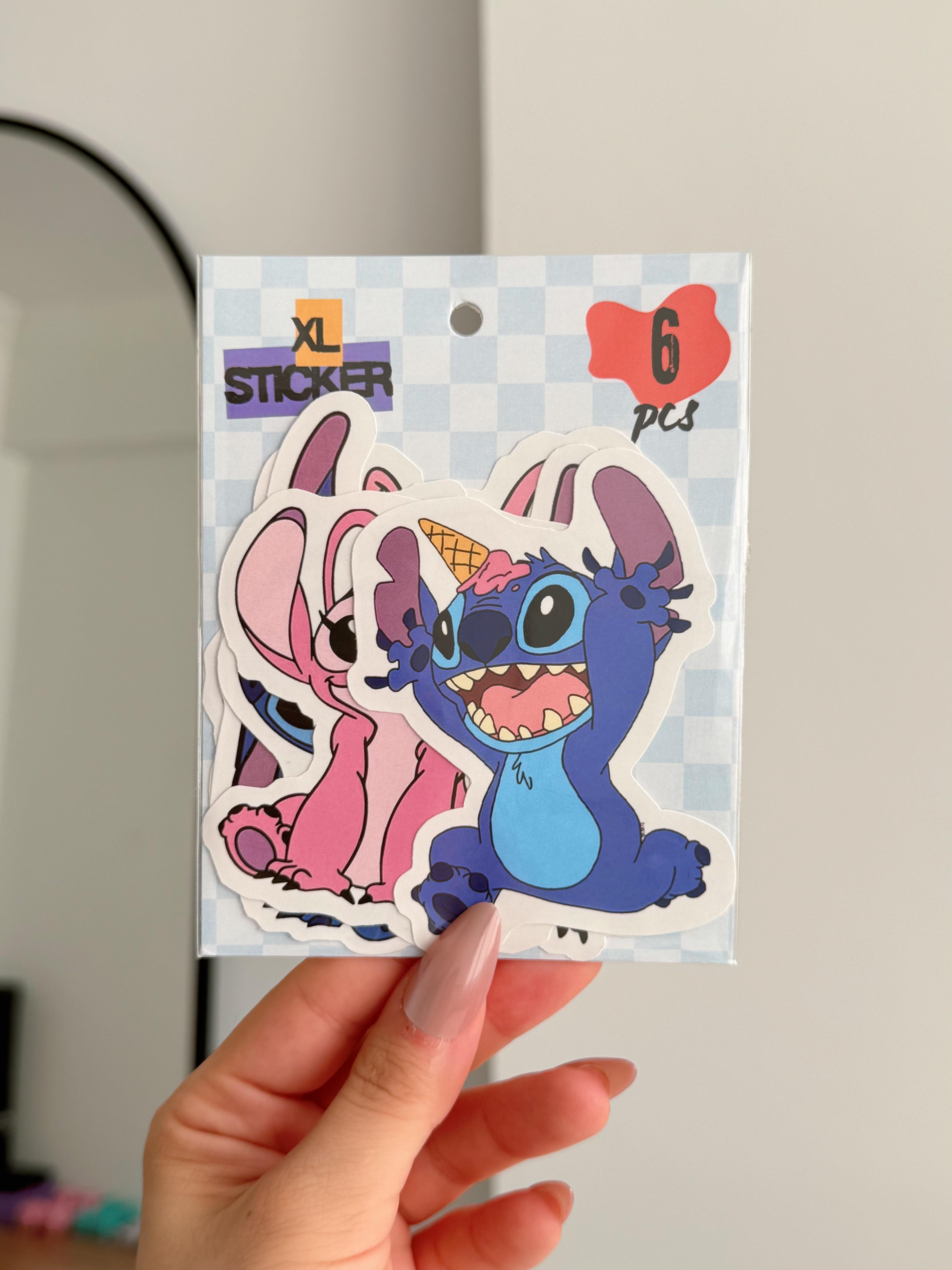 Stitch 6 Parça XL Sticker