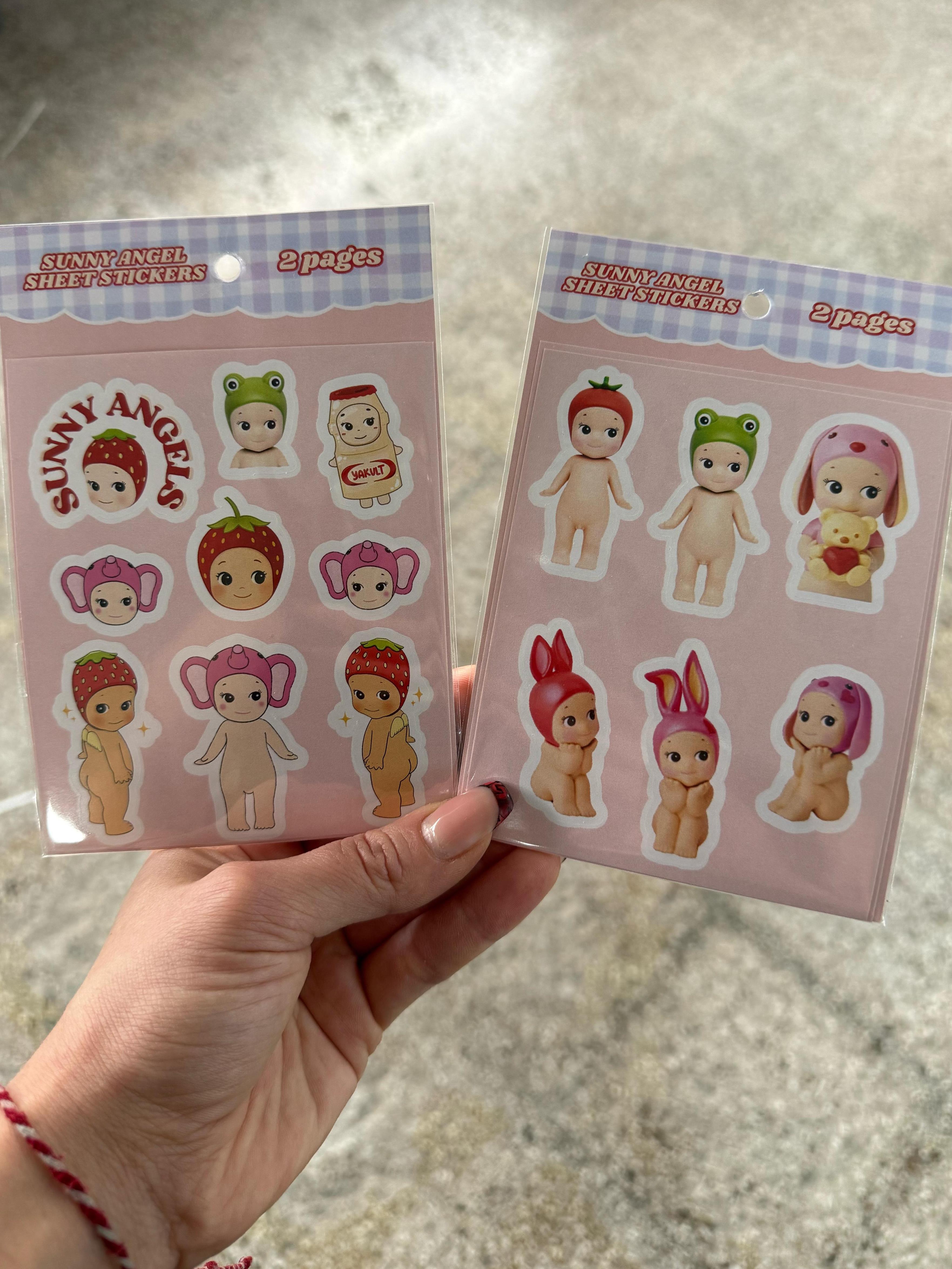 Sunny Angel 2li Sayfa Sticker