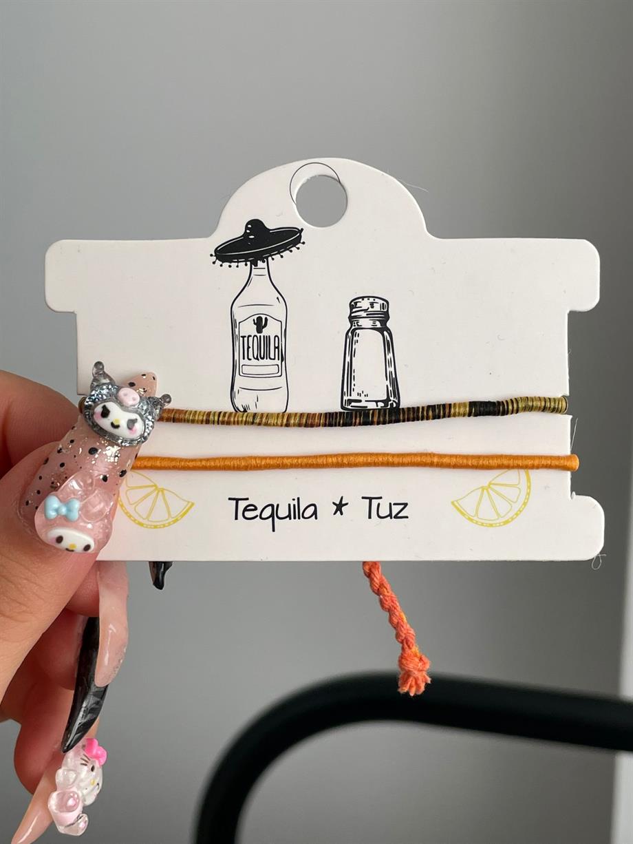 Tequila Tuz Çift Bilekliği