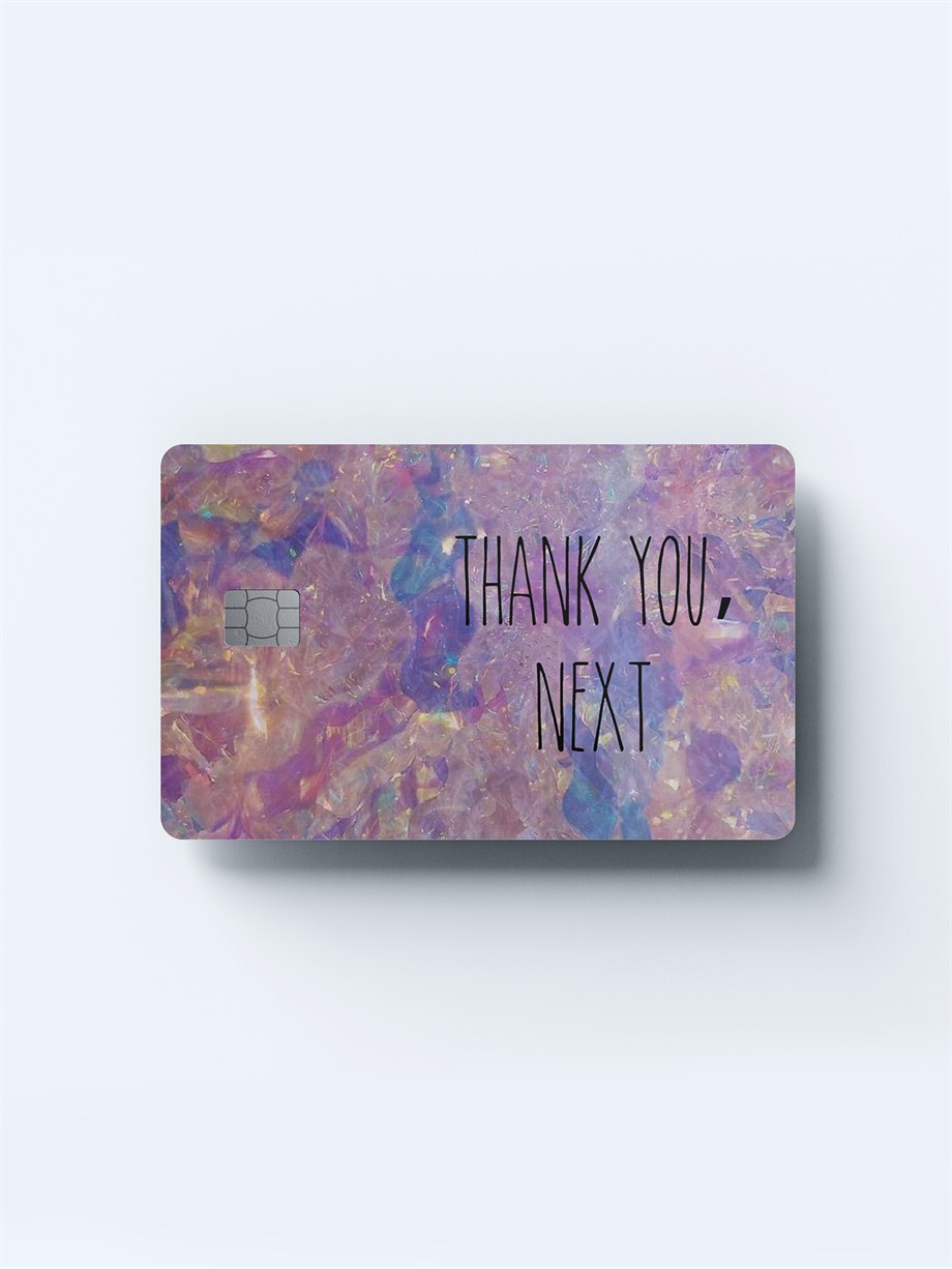 Thank You Next Kart Kaplama Sticker